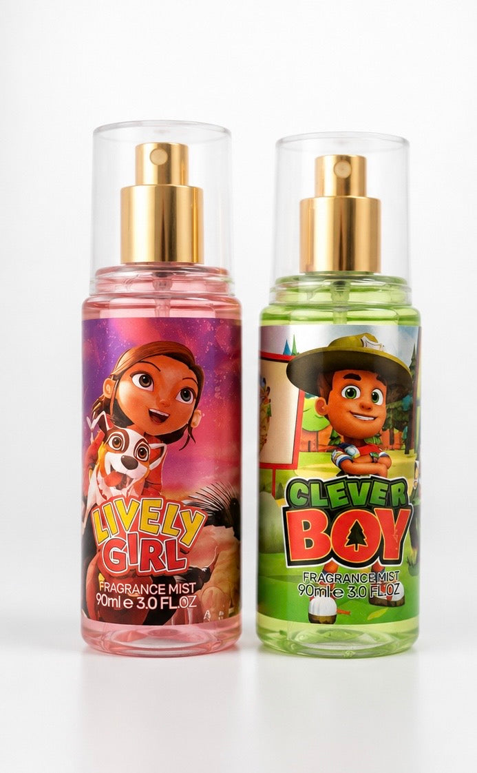 Kids Fragrance Mist – Lively Girl & Clever Boy